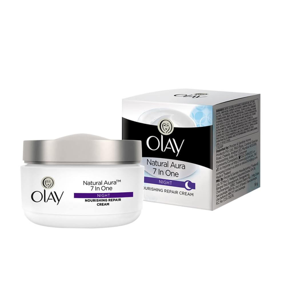 Olay Natural Aura Night All In One Radiance Cream | Night Skin Care | 50g