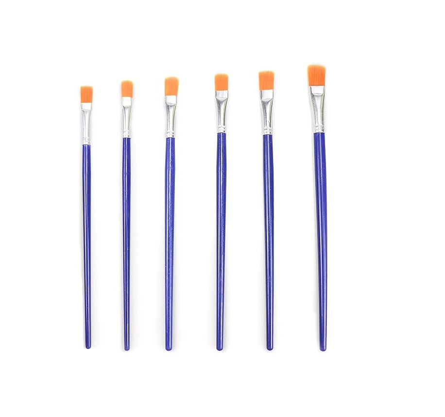 Brush / Poster color Brush / Paint Brush (Pack of 6 Brushes) Daraz.pk