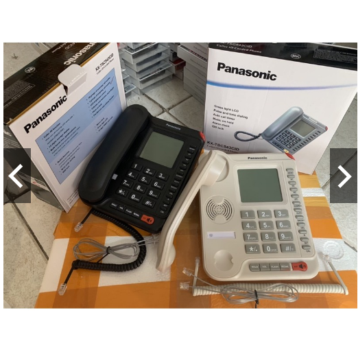 30 Days Warranty Landline Phone Set PTCL Set With Caller ID Calculator