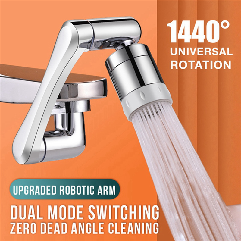Universal 1080° Rotation Extender Faucet Aerator for Kitchen Sink Faucets Nozzle-C