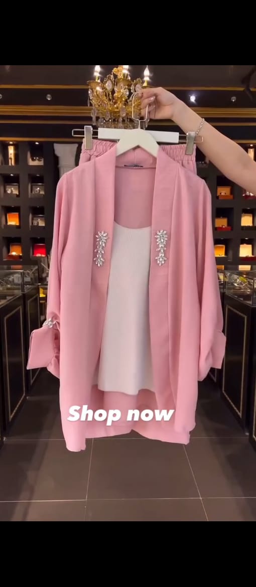 beautyful coat style dress 3 pcs dress beautyful desing ready to wear for women & young girl new arrival stylish article