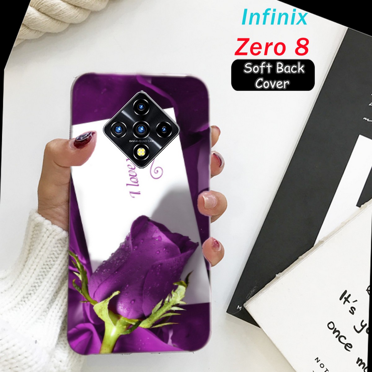 infinix zero 8 back cover