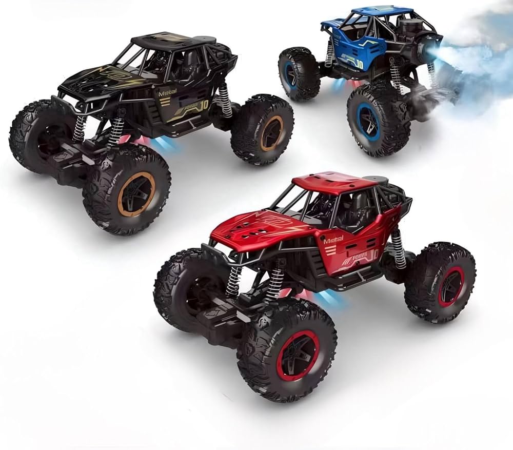 Rock Crawler Electric RC Vehicles Alloyed R-C Car Remote Control Toy Cars Controlled Drive Off-Road Toys Off-Road Truck 4 Wheels Drive