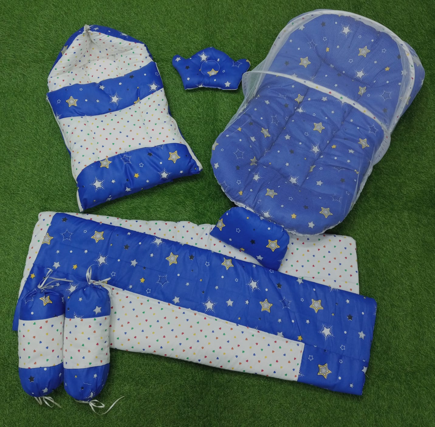7Pcs Baby Bedding Set Super Soft High Quality Compete Newborn Bistar