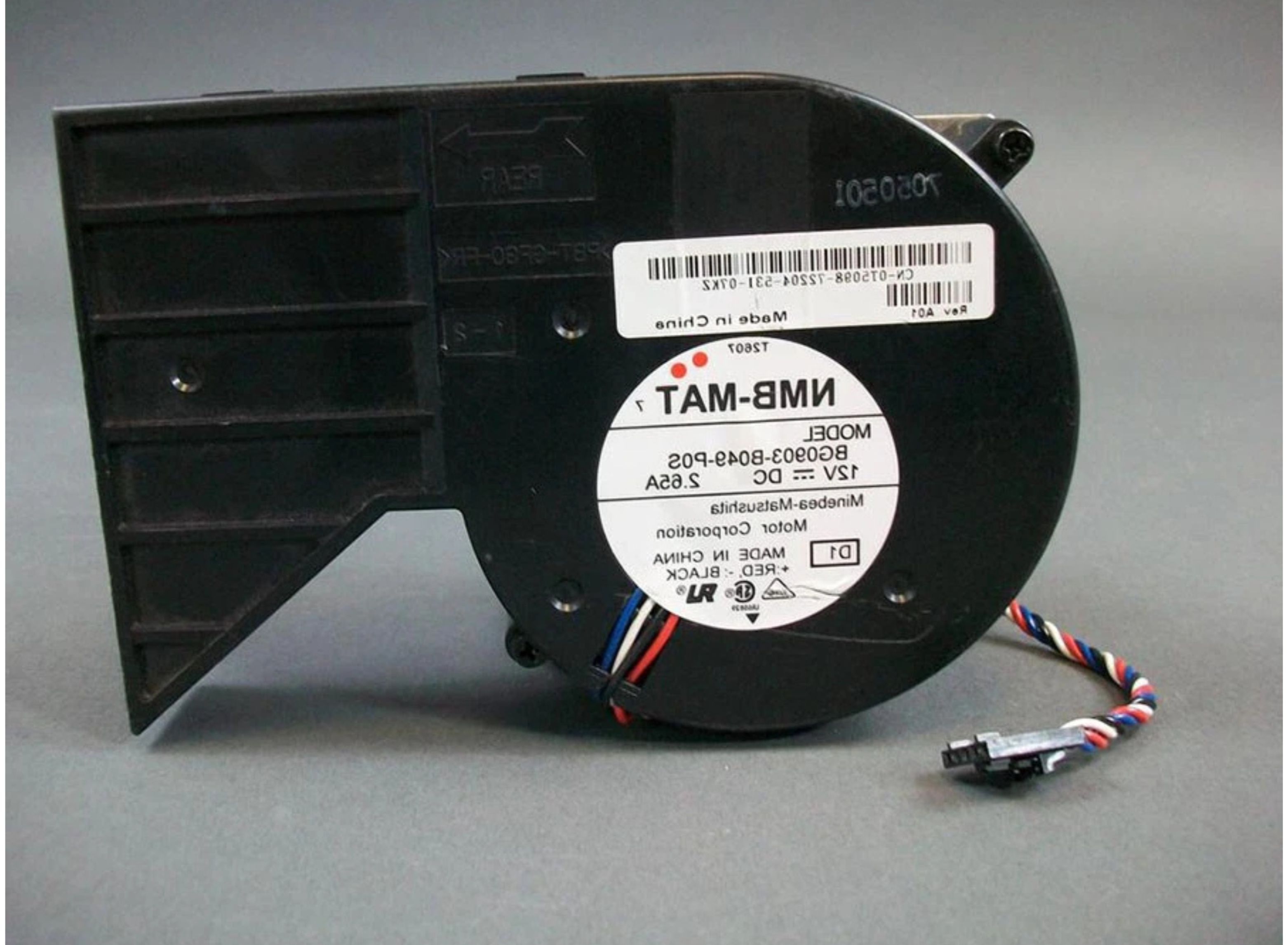 12V DC 0.57 - 1.20A High Quality Fast Cooling Blower Fan for PC, Incubator, Laptop, Peltier, Processor - Original High Speed Blower Fan - Size 129x98x25mm- for custom pin please inbox
