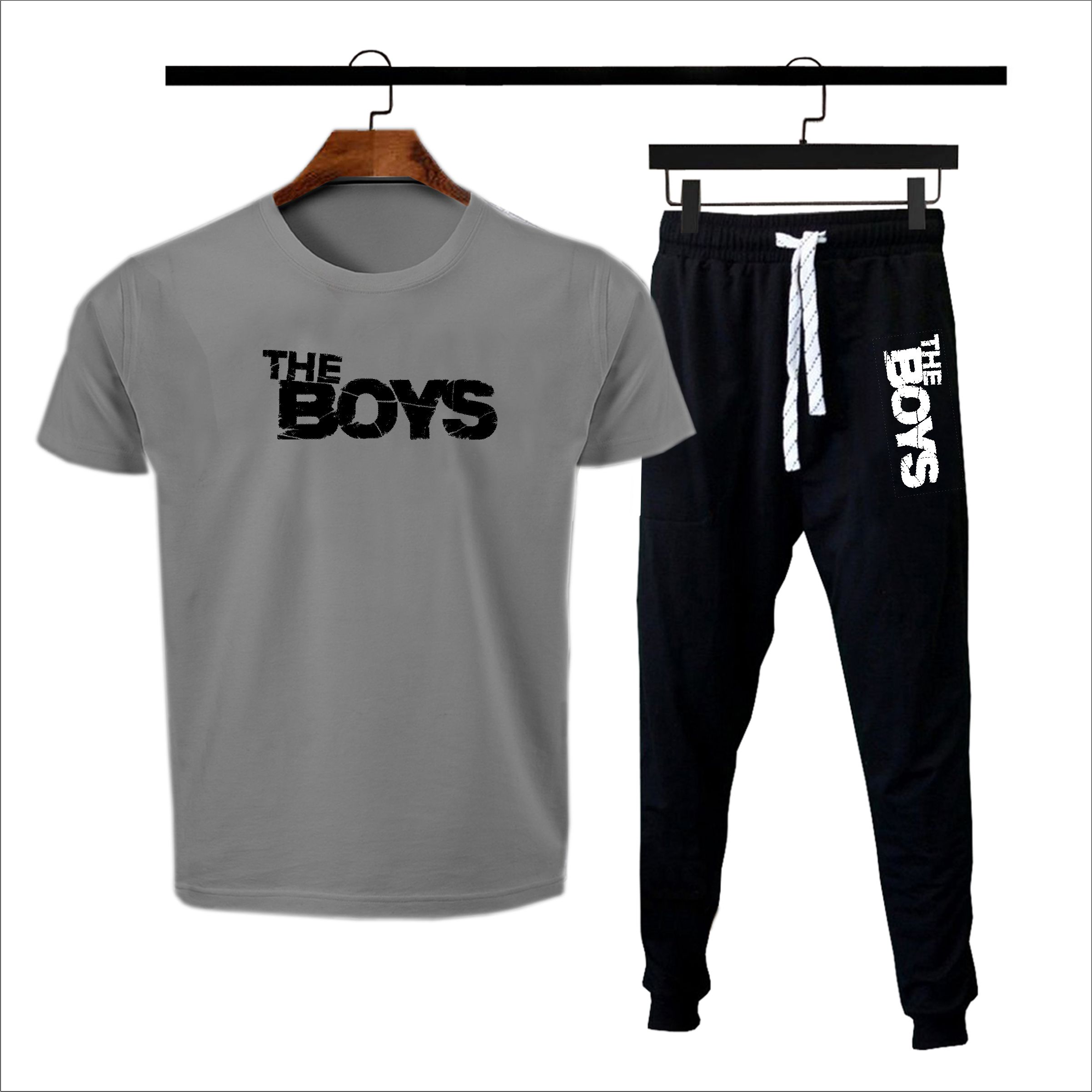 yellow & Black The boys printed summer tracksuit for men round neck half sleeves tshirt&trouser for men& boys best article of summer collection