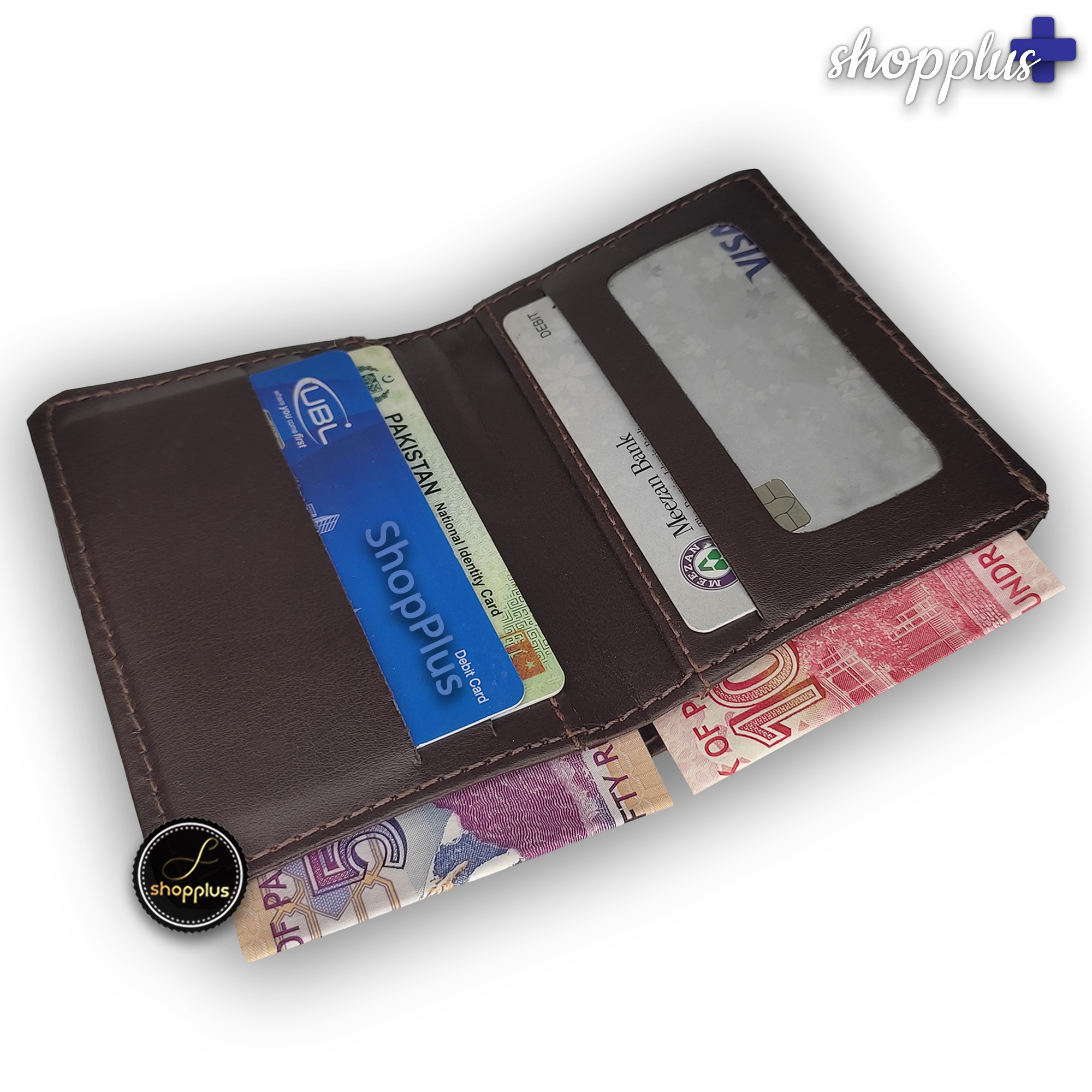 Slim Minimalist Wallet for Men - PU Leather  Snap-Free Card Holder with RFID Protection