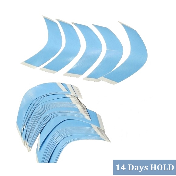 Walker Blue Lace Wig Tape Strips - Double-Sided Strong Hold Adhesive for Lace Front Wigs, Toupees & Hair Systems