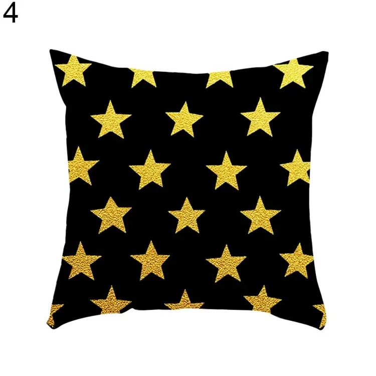 Gold star outlet pillow