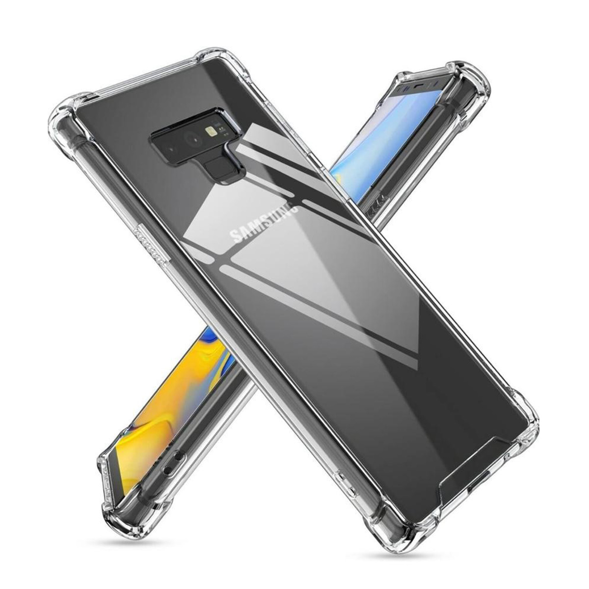 Samsung Note 9 Transparent Soft TPU Shockproof Silicone Back Cover