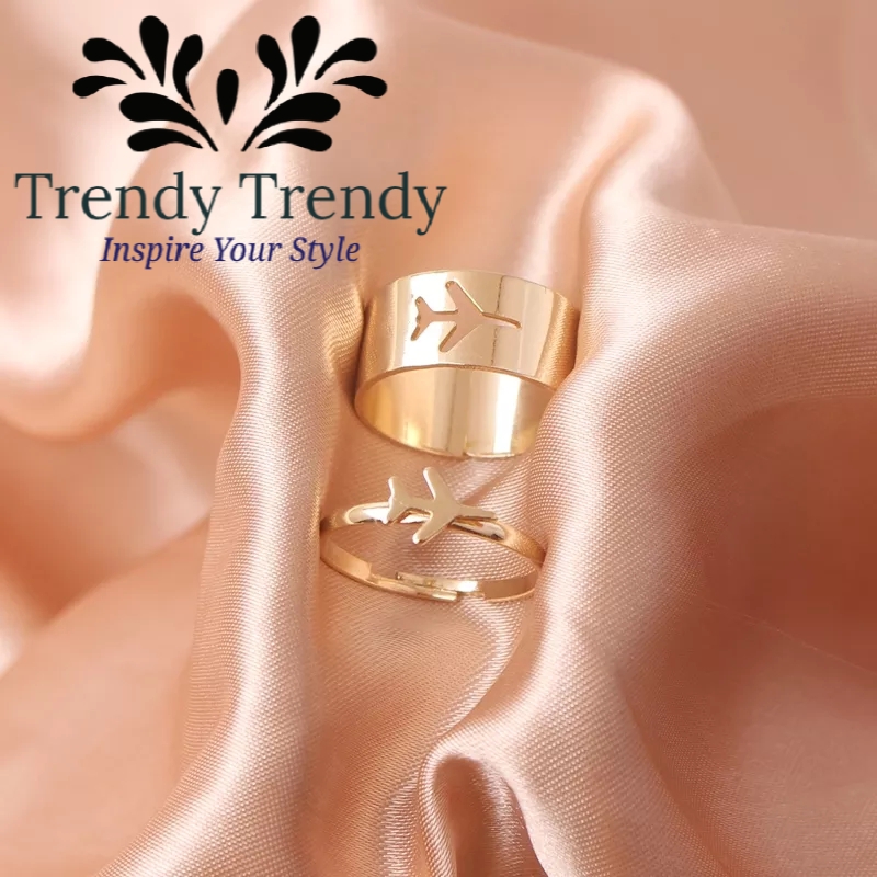 Trendy Trendy Rings Black Butterfly Couple Ring Beautiful Black Butterfly Rings For Couple Gift for Girls Birthday Couple Rings For Lover Size Adjustable Valentines Day Gift for Lovers
