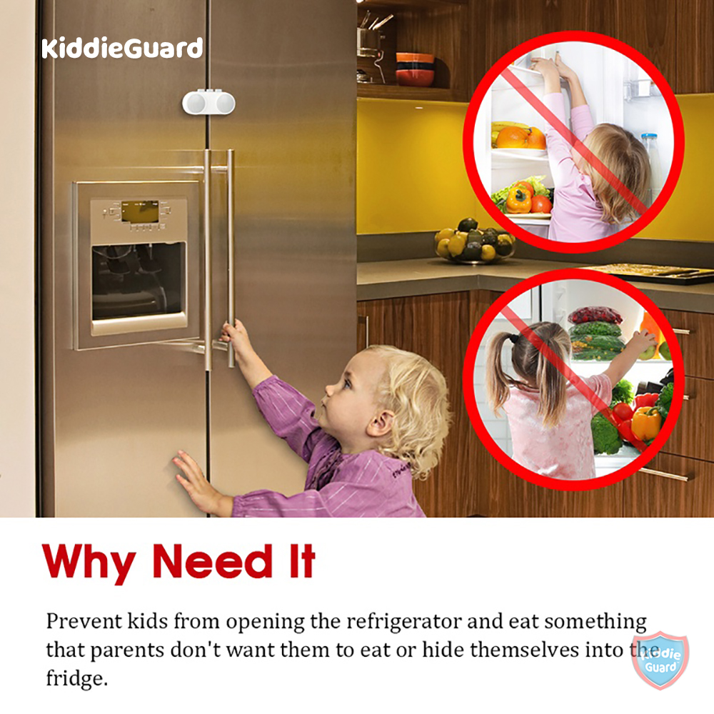 Kiddie Guard French Baby Safety Lock For Fridge Lock