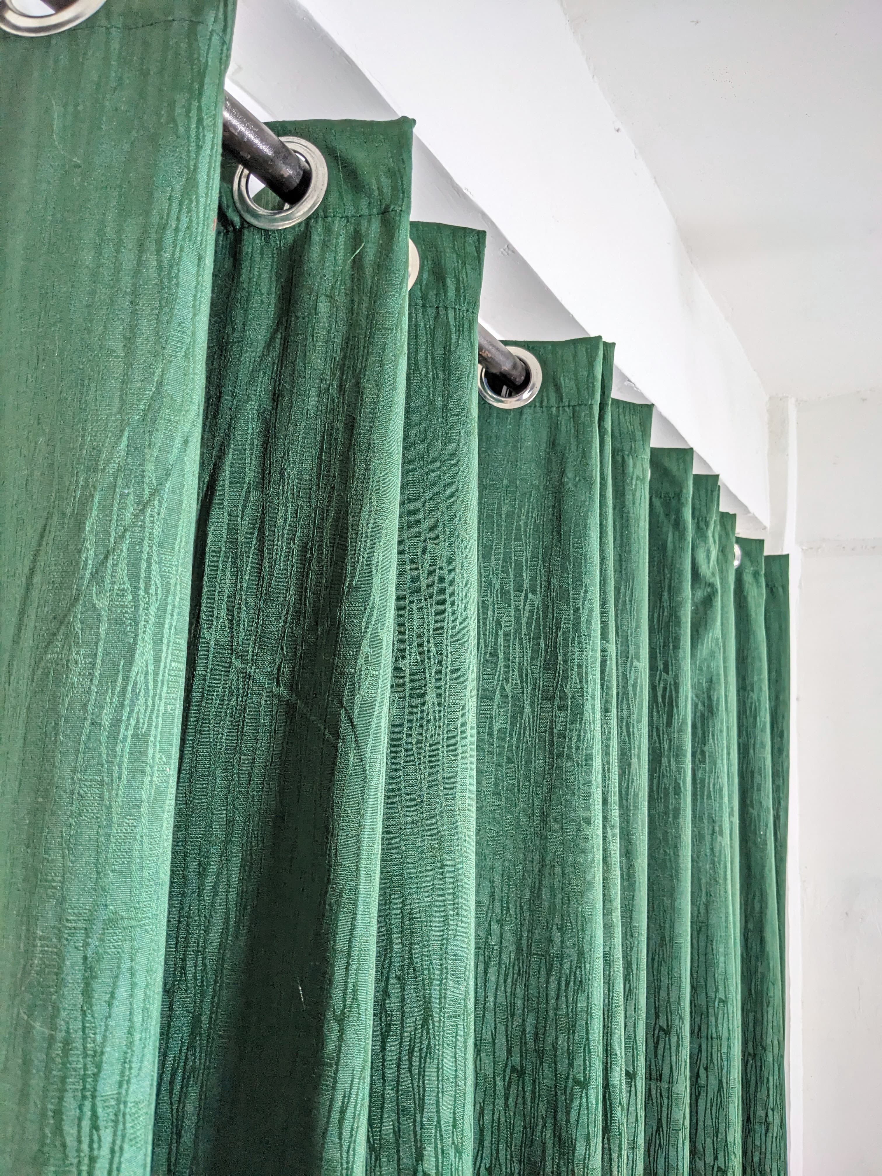 Solid Colours Ready Made  Curtains For Your Bedroom Window 1 PC