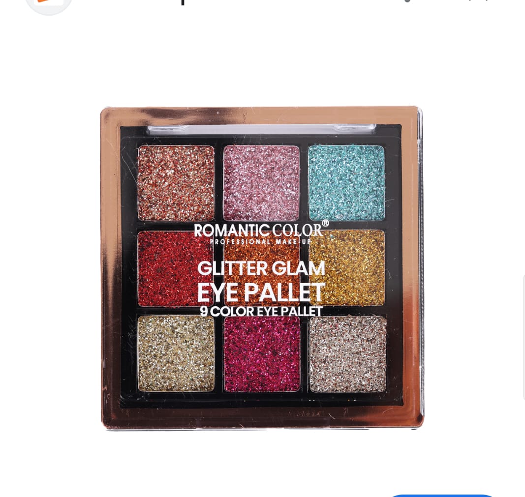 12 Pcs Multicolor Pressed Creamy Glue Dust Glitter Eyeshadow Makeup Palette - Loose Pigment Sparkling Dusty Powder Pallet Eye Shadow Pallete - Mix Color Shiny Shimmer Eyeshade Nail Art Eye Shade Kit