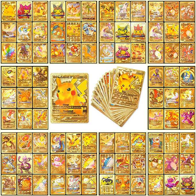Pokemon English Version Tcg Card For Fans Collection 55 Pieces | Daraz.pk