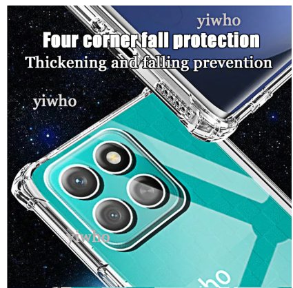 Honor X8a Cover New Ultra Thin Soft Tpu Silicon Dust Proof Transparent Back Cover Honor X8a