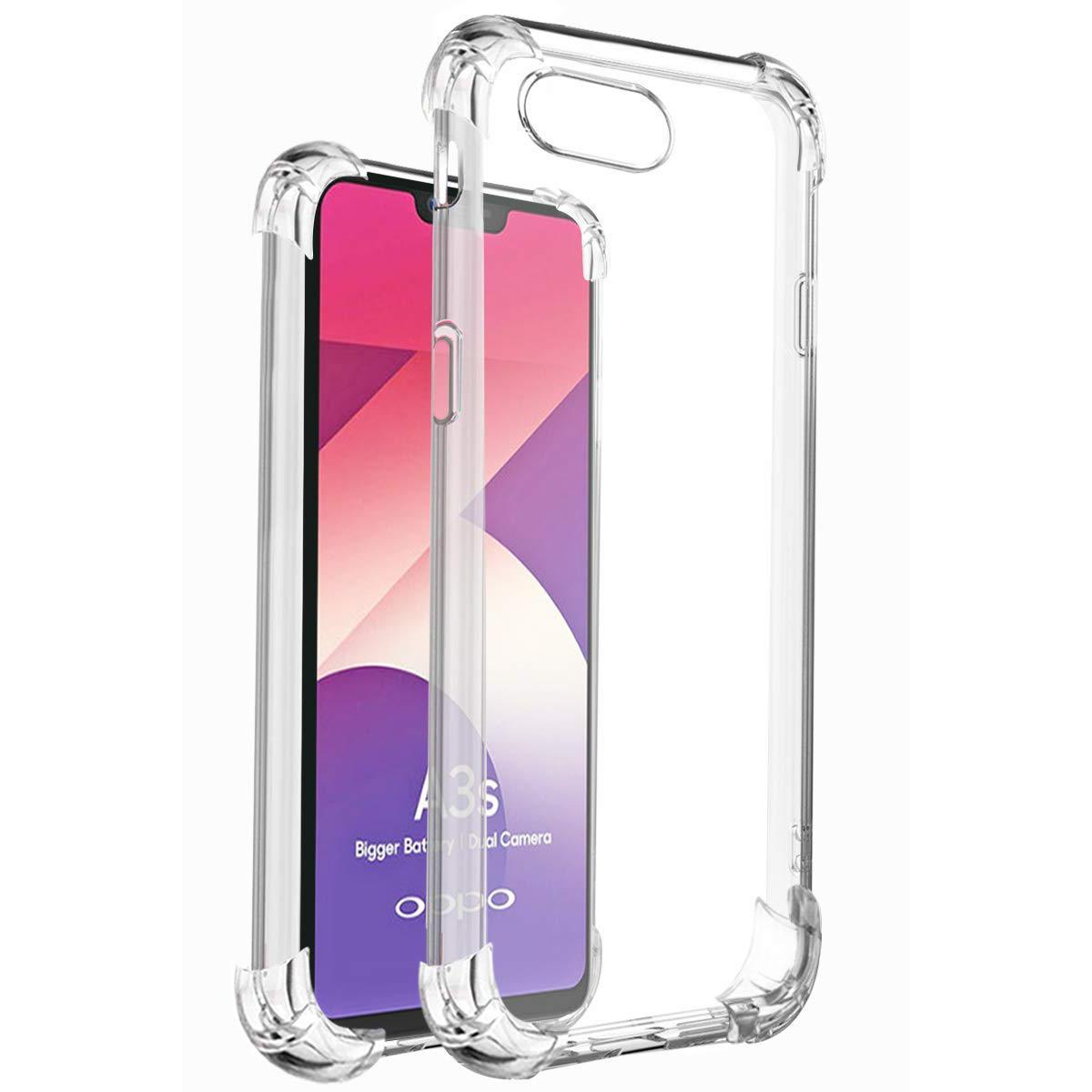 oppo a3s back cover transparent