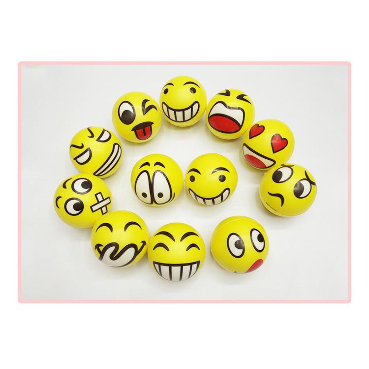 Smiling face Pressure Ball Children's Mental Toy Sponge To Release The Ball