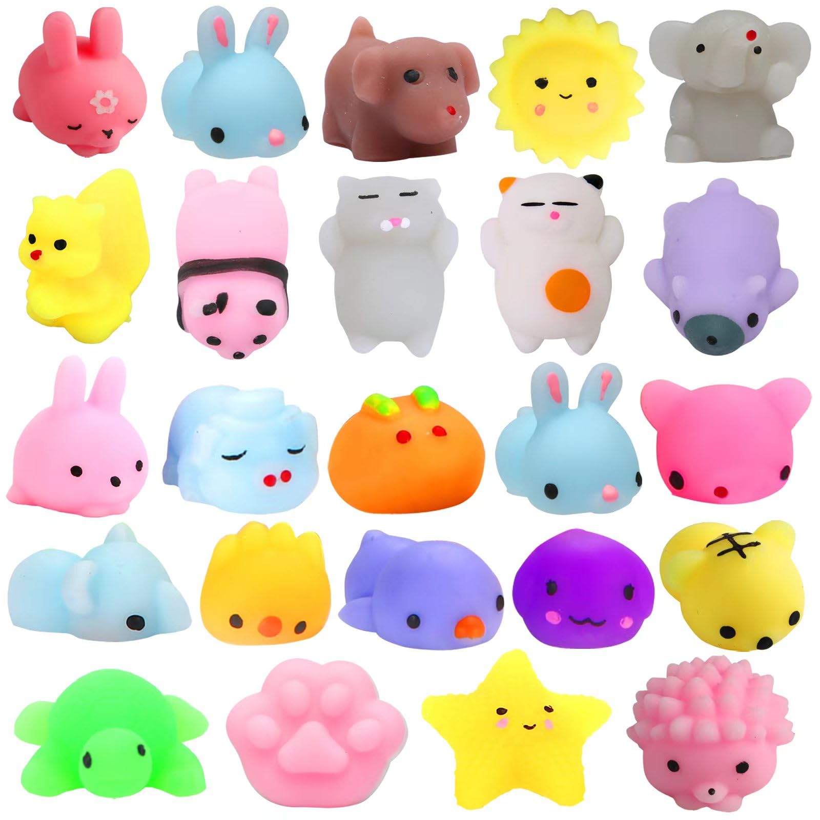 Random Squishy toys Stress relief jelly squish toys glitter squishy marshmallow squishy donut squishy oreo squishy teddy bear squishy waffle squishy food squishy butter squishy