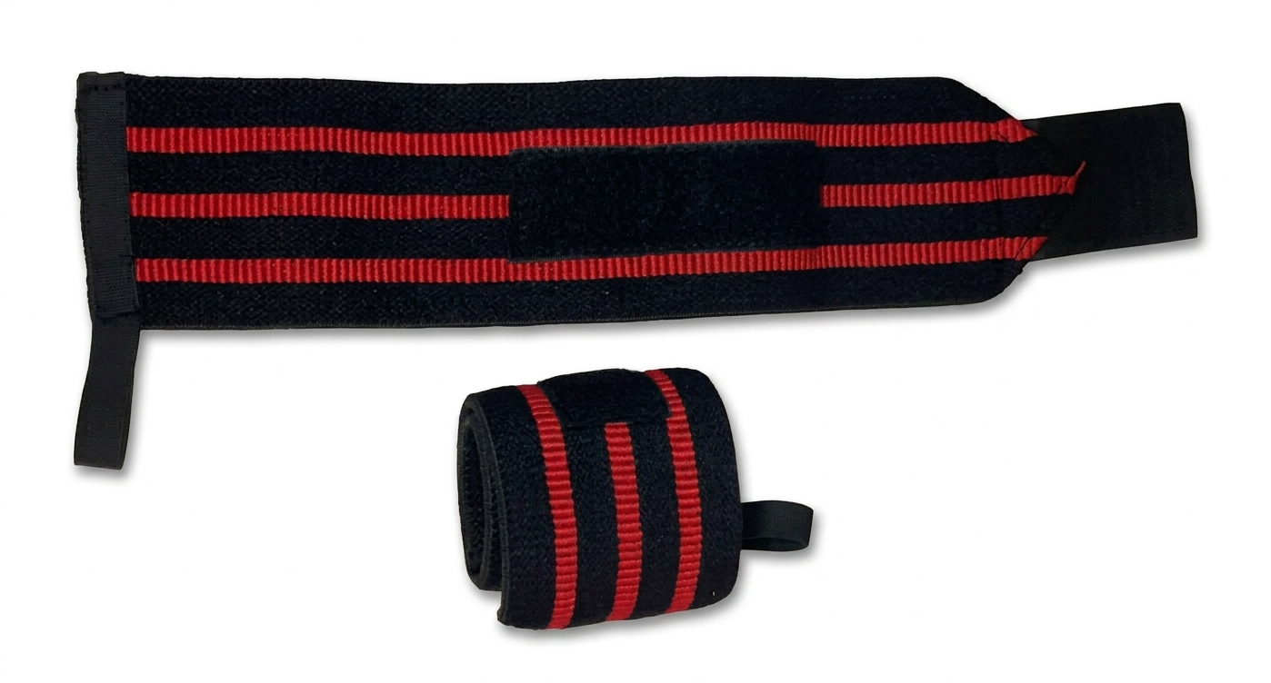 Heavy Duty Gym Wrist Bands – Weightlifting Wrist Wraps for Support