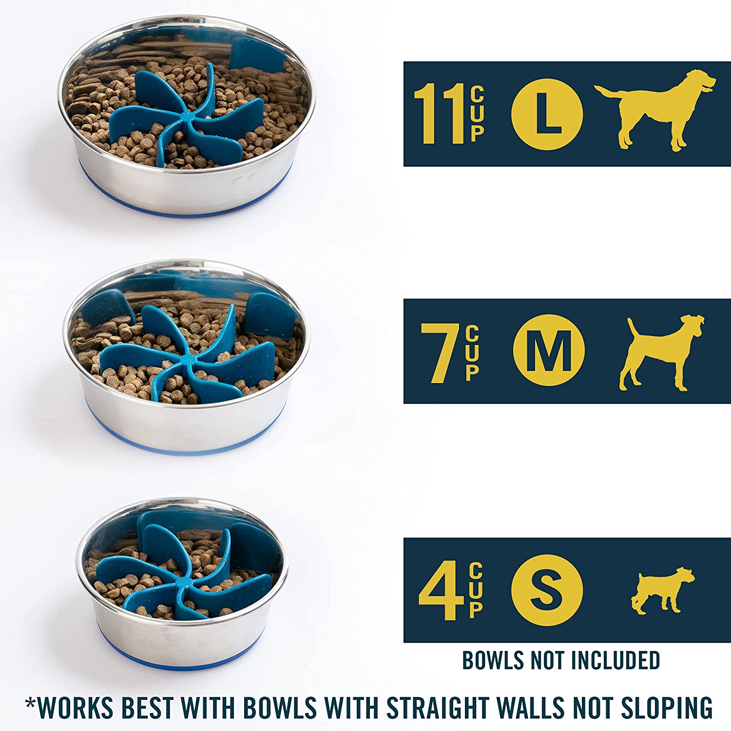 slow dog feeder insert