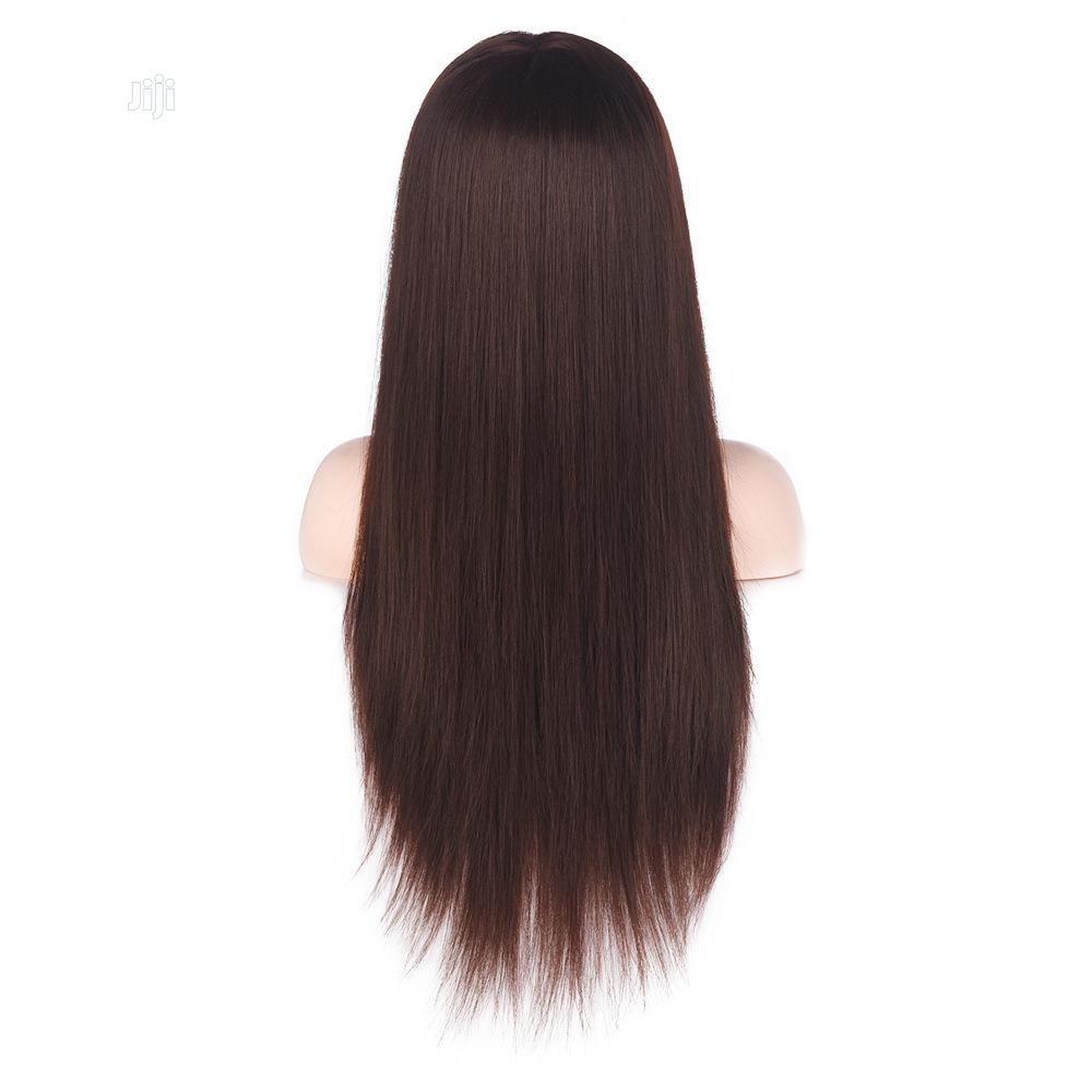 Full head wig for girls natural color
