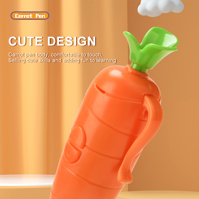 Signature Pen Can Record Audio Recording Pens Carrot Shape Writing Recording Pen Recording For 60 Seconds