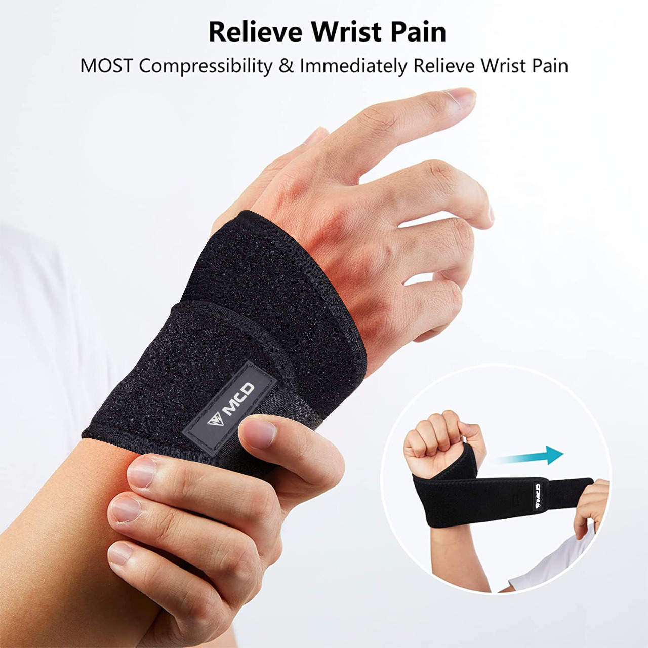 Mcd Wrist Braces With Thumb Support Best For Home And Gym