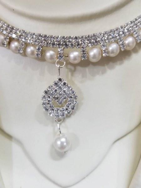 Silver Crystal Rhinestone Girls Jewellery Set  Women Trendy Fashion