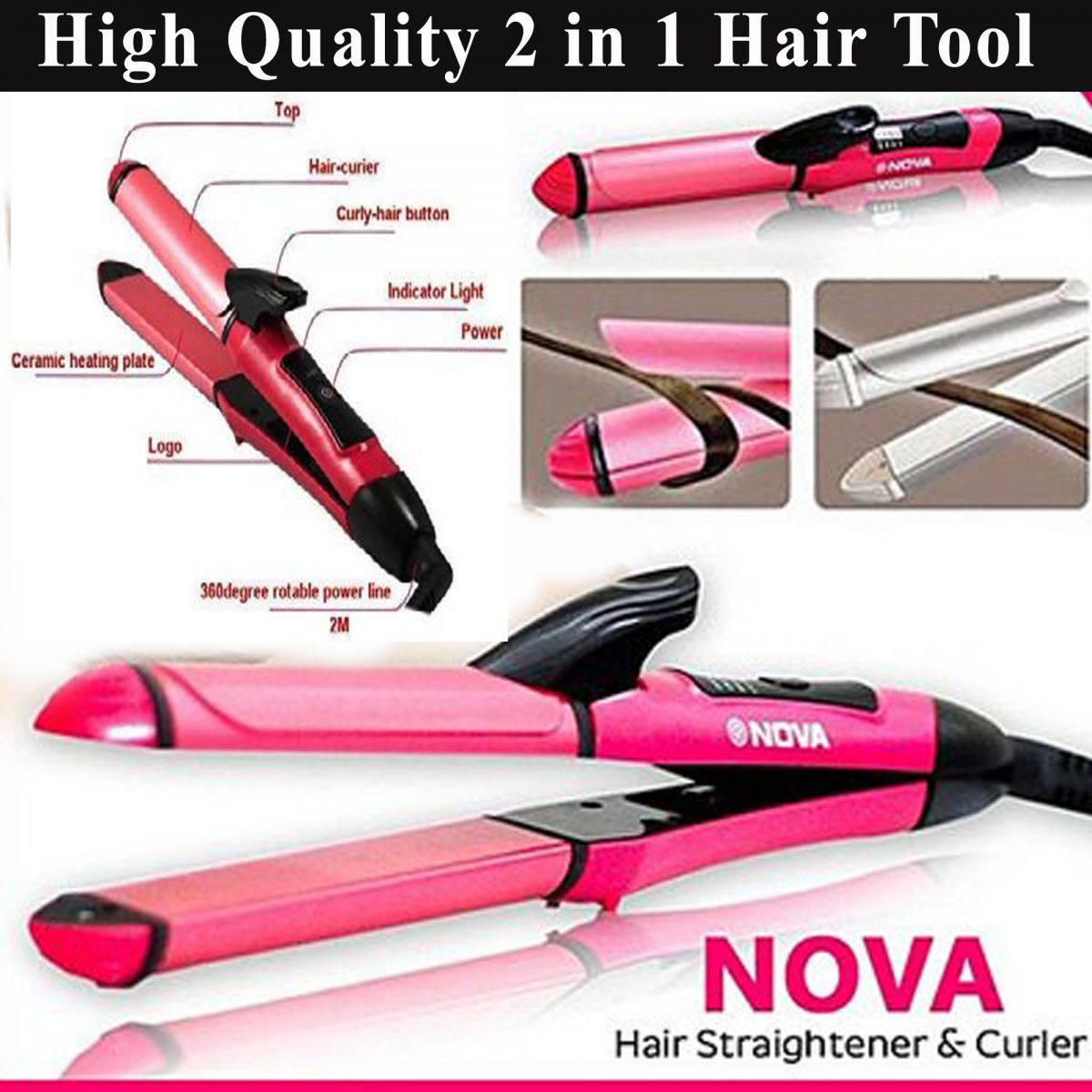 best two in one straightener and curler