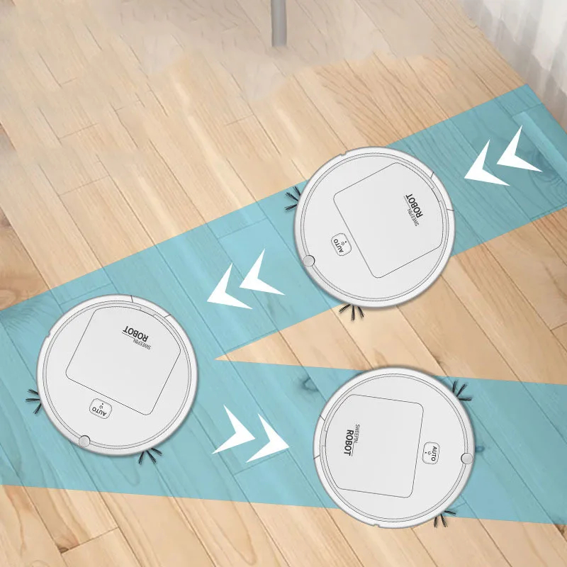 Automatic Robot Vacuum Cleaner Smart Sweeping Dry Wet Cleaning Machine Intelligent Rechargeable Floor Cleaning Robot Vacuum for Home Office Tiles Marble Hardwood Floors