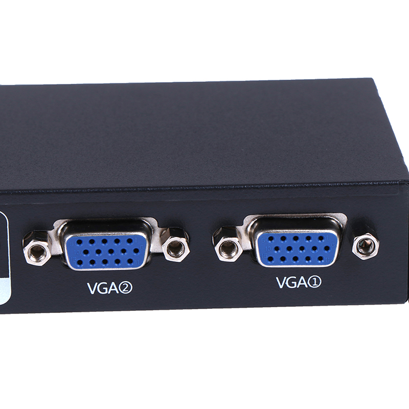 1PCS New 2 Port Computer VGA Switcher Sharer KVM Switch | SMZ Daraz| SkyScraper Store
