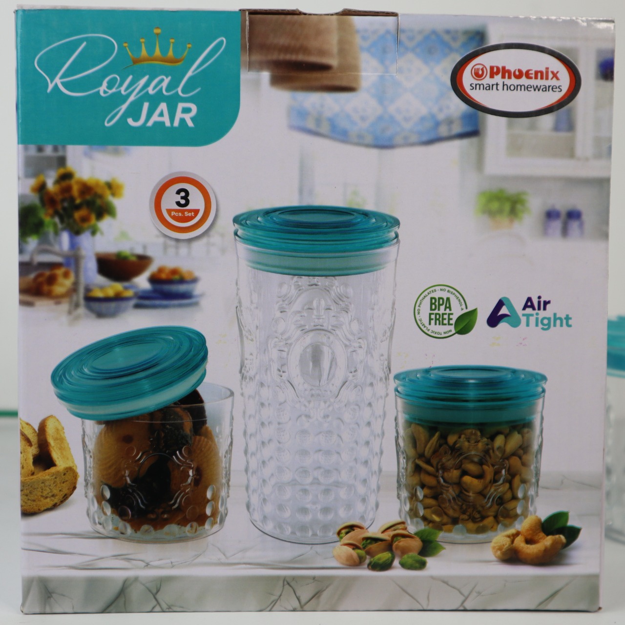 3 Pcs Air Tight Royal Jar Set Price in Pakistan (M014649) - 2023 Designs,  Reviews & Videos