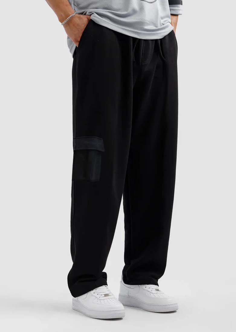 Premium Black Baggyy Cargo Trouser - Soliches