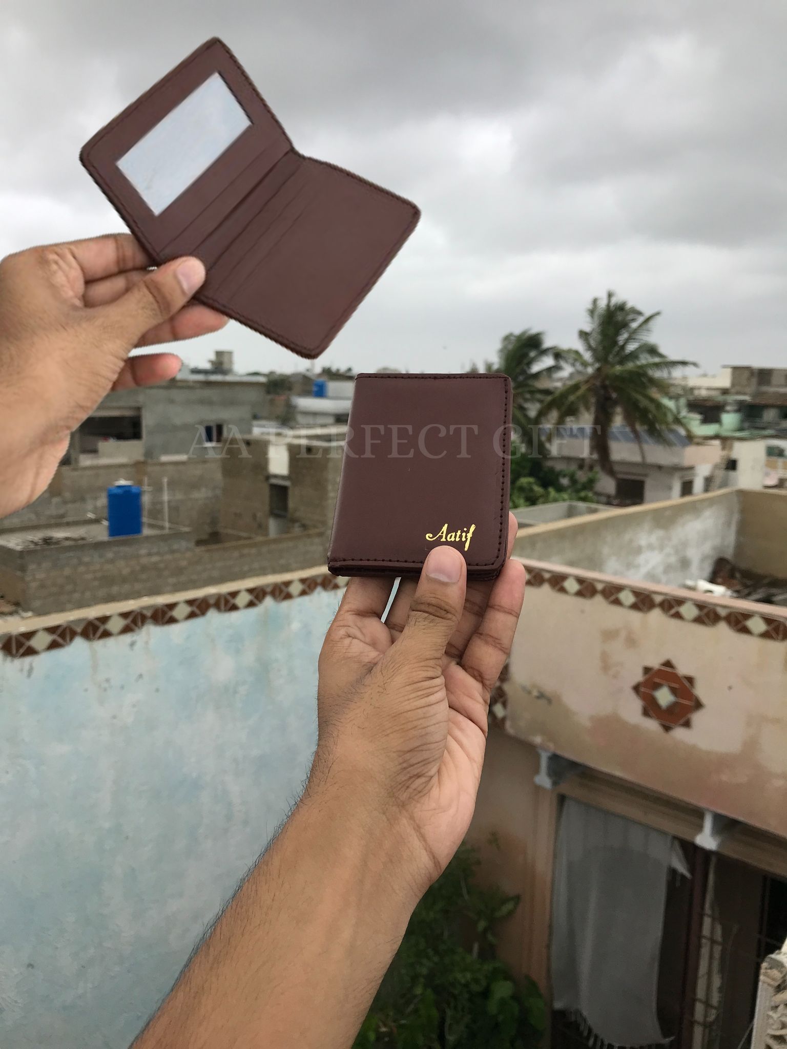 Customized Name Wallet Standard Size Men's Wallet - Premium Quality Wallet for Men- Hot Selling Slim Card Holder Wallet Mini Small Wallet for Men & Boy