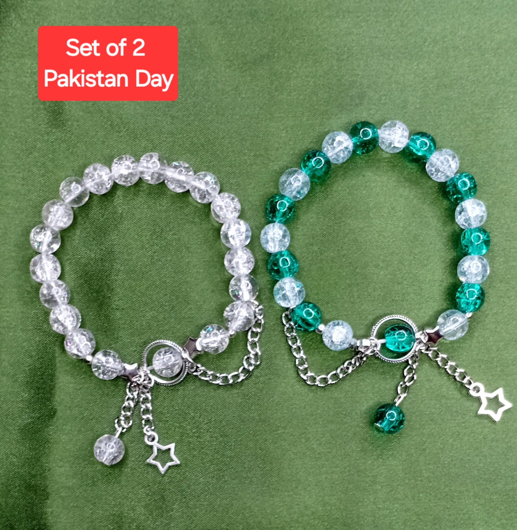 Princess Star Charm Bracelet – Fashion Jewelry for Kids & Teens, Dress-Up & Pretend Play, Adjustable Beaded Wristband