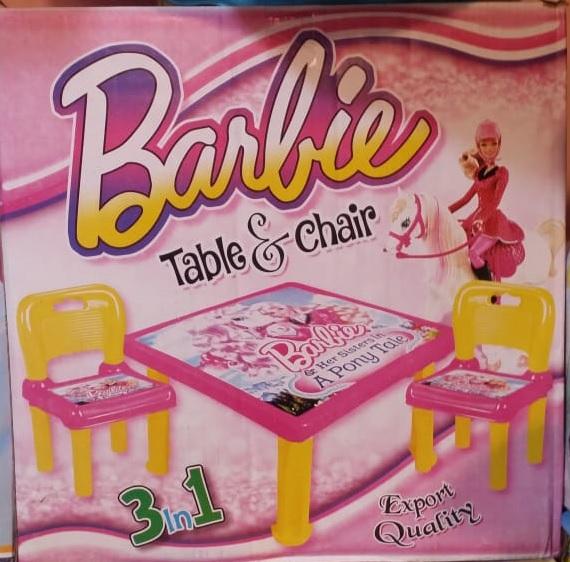 barbie table and chair
