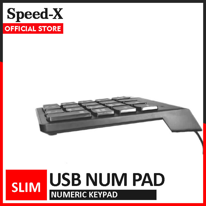 SpeedX Num Pad Numeric Keyboard for Laptop (USB Numpad)