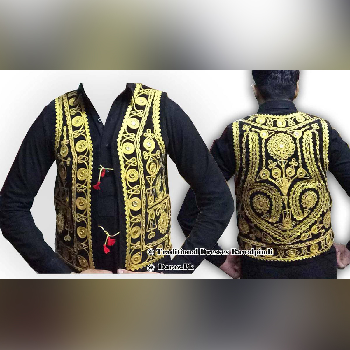 Afghani Waistcoat for male Waskat (Age 10 28)