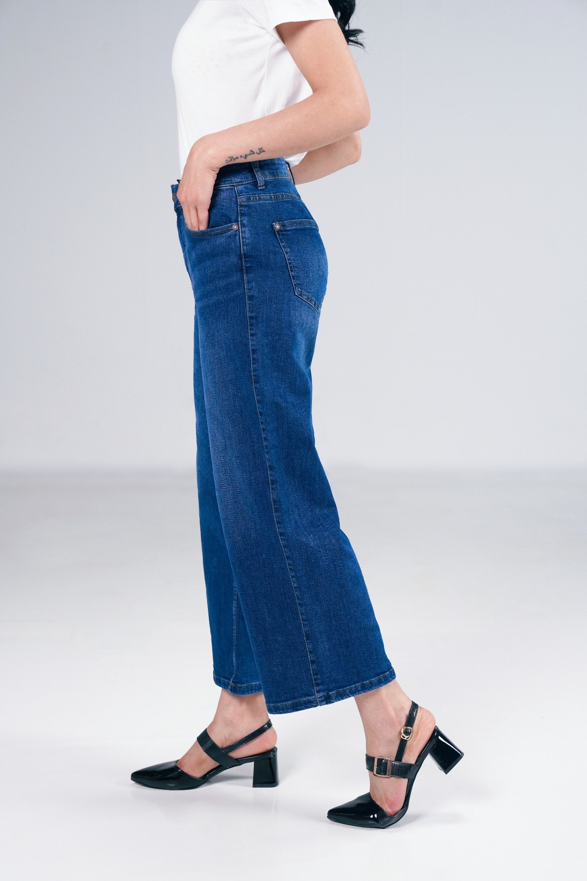 Rockstar Jeans - Plazzo Fit Jeans For Women - Denim Full Pant For Women