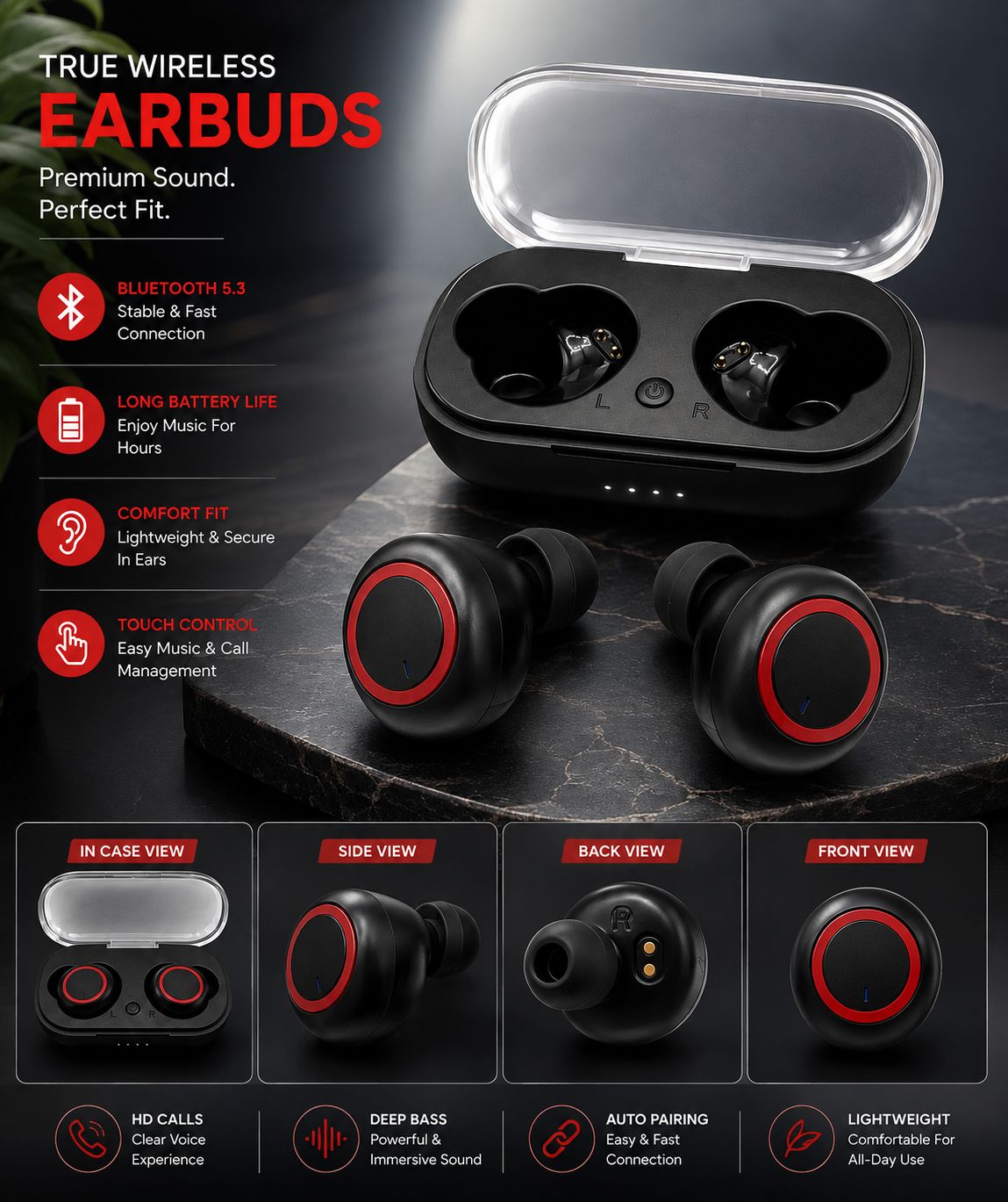 M10 &stearo TWS i12 Double Wireless tws i7sBluetooth Hand Free with Power Bank Stereo Earphones White bluetooth ear phone for all cell phones use