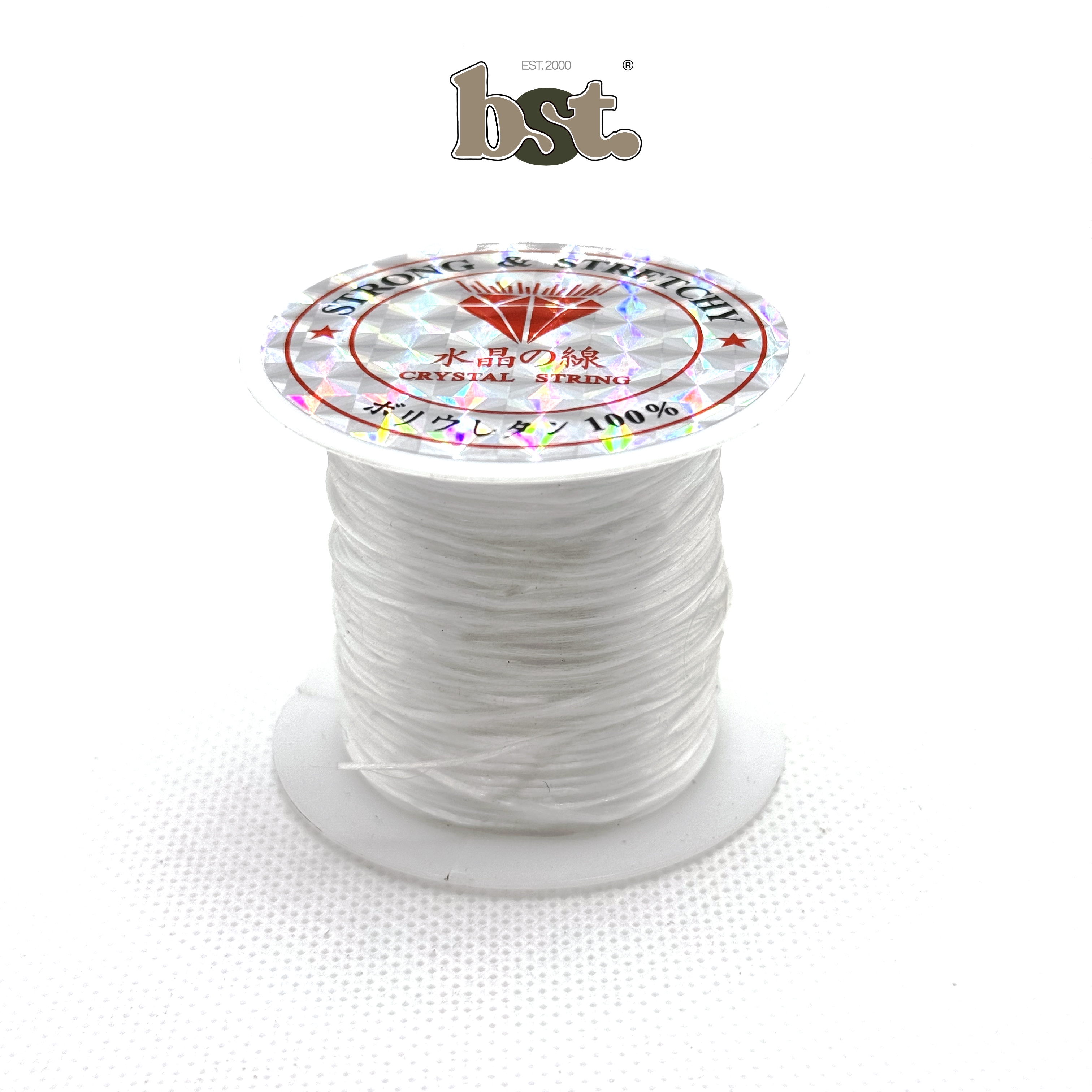 Elastic Thread for Bracelet, 30m Elastic Wire Crystal Tec Jewellery Raw Material BST Jewellery Raw Material