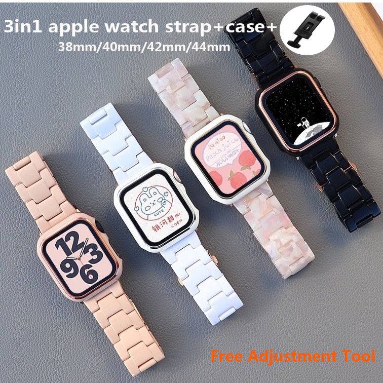 Watch Strap Replacement compatible with Apple Watch Strap 45mm 44mm 42mm  41mm 40mm 38mm with Protective