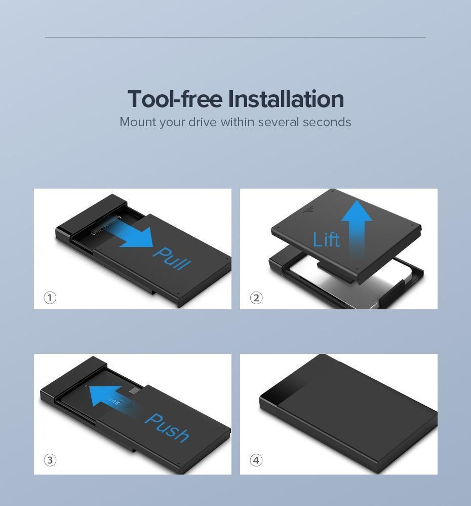 Ugreen HDD Case 2.5 SATA to USB 3.1 Adapter Hard Drive Enclosure — PakSell