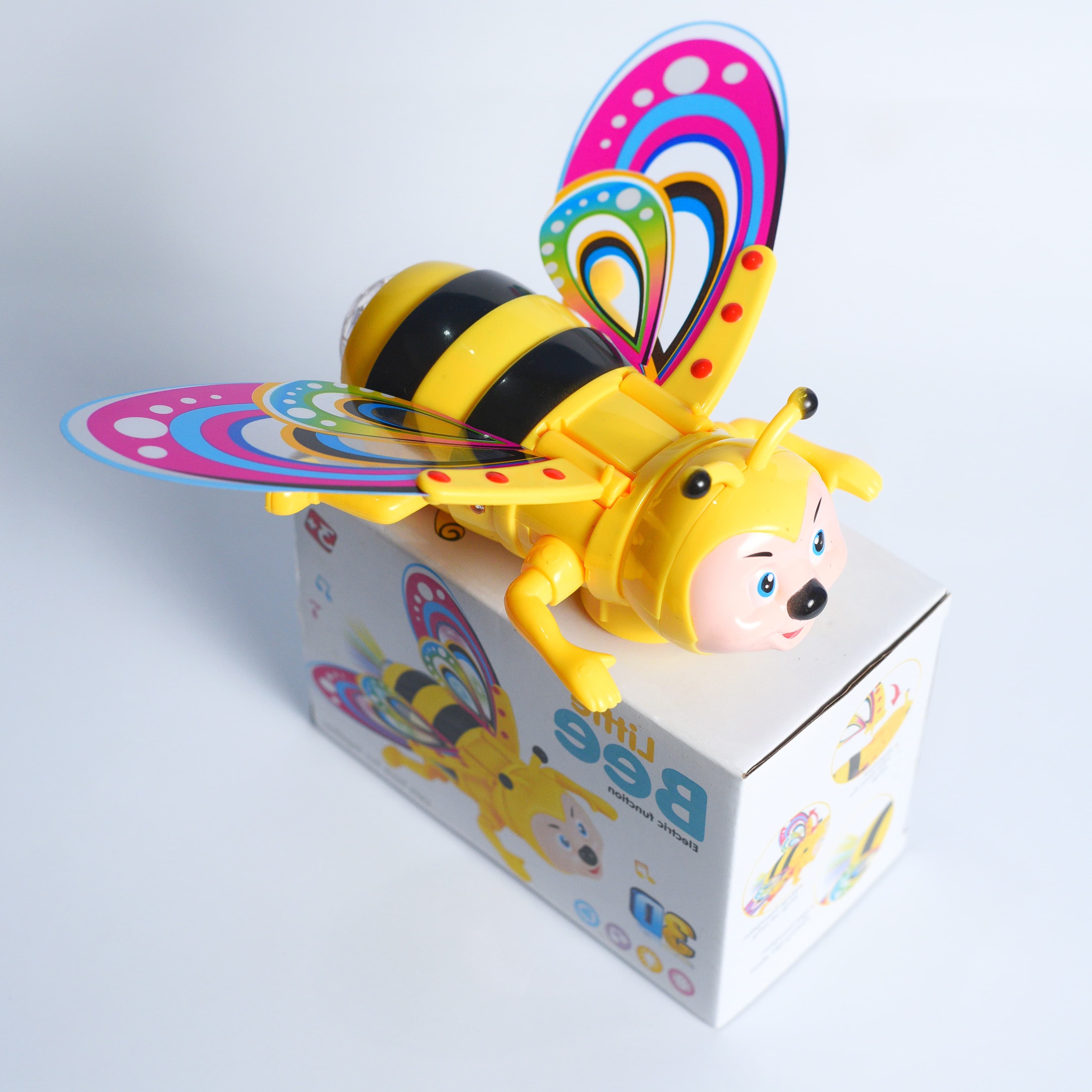 Little Honey Bee Adventure Toy Glowing Harmonious Cell Operated
