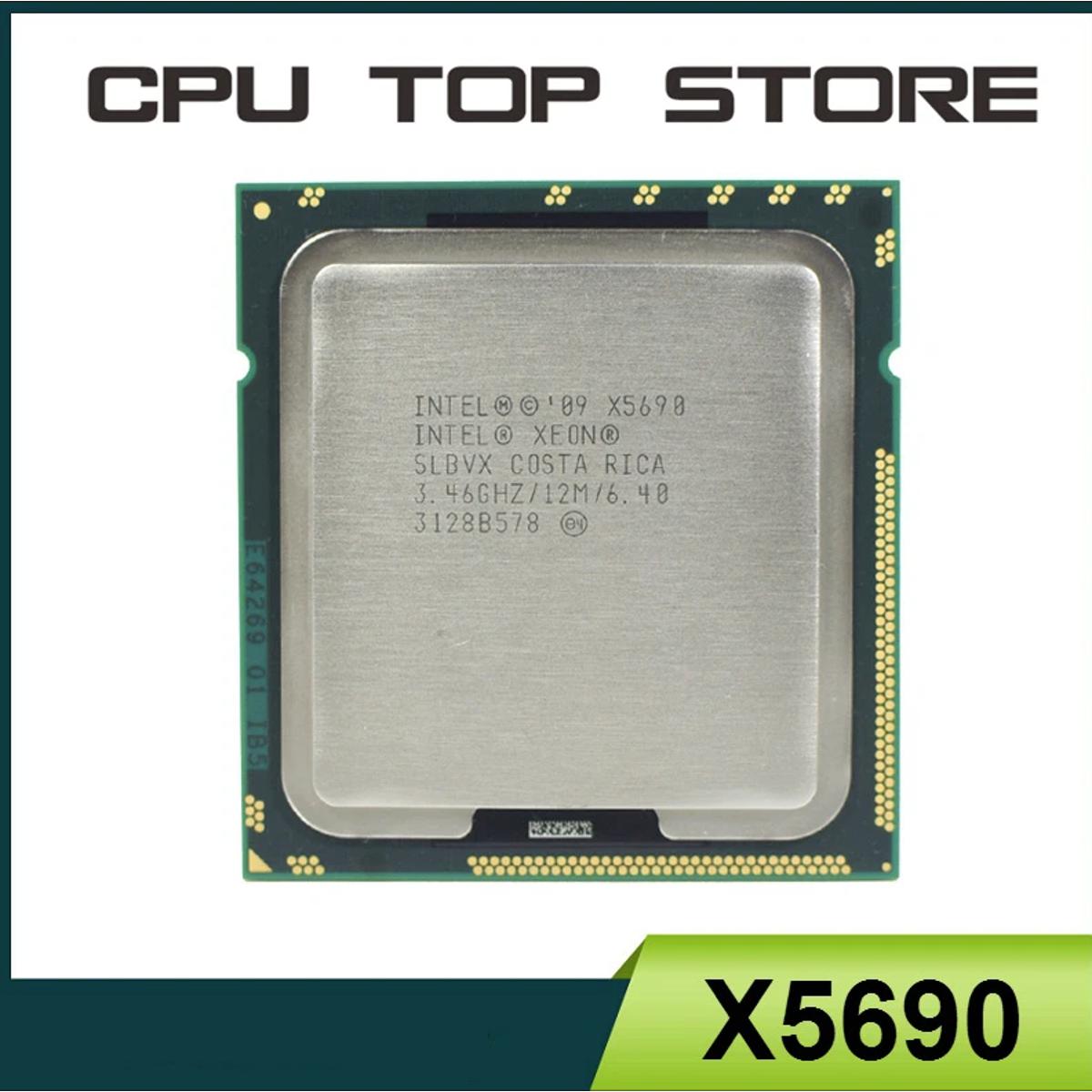 Xeon X5690 3.46GHz 12M/6.40 SLBV3 LGA1366同ロット 2個セット動作 