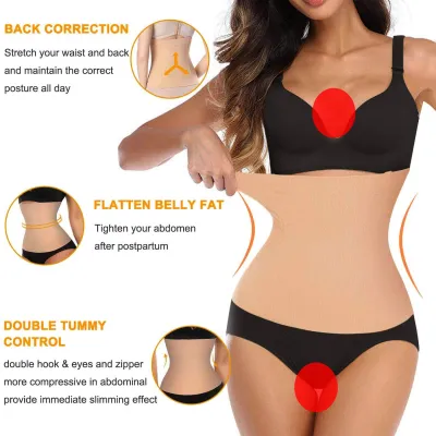 Cheap Women Fat Burning Shapewear Belly Control Elastic Spandex