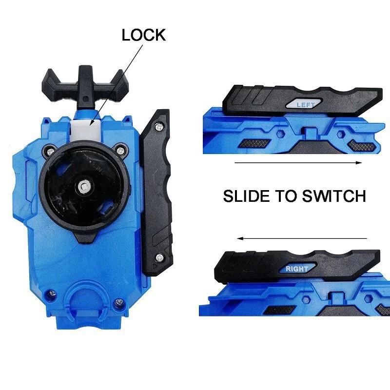 BeybladeX Burst Launcher Accessory - Two-Way Cable Pull with Left and Right Swing Rope