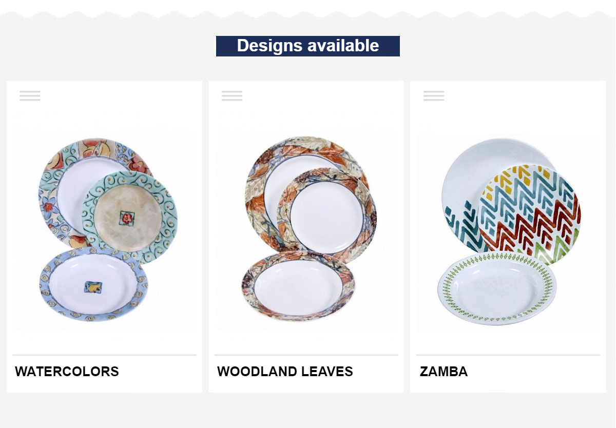 Corelle Emma Jane 18-Piece Dinner Set Dinnerware Dining Set