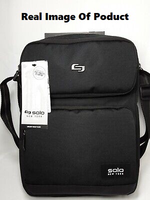 SOLO New York Casual Oxford Cloth Men Crossbody Bag with Multiple Pockets for 8.5 Inch Devices